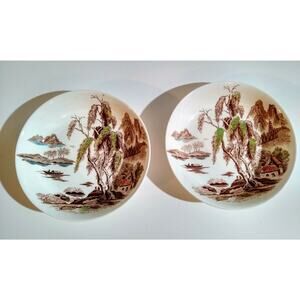 Nasco Sayonara China Oriental Japan 7.5" Bowl Soup Pasta Vintage